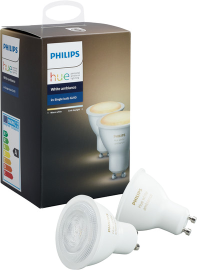 Philips Hue White Ambiance GU10 Duopack is nooit meer leverbaar