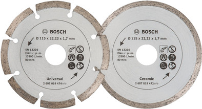 Bosch Diamond disc 115 mm 2 pieces is no longer available