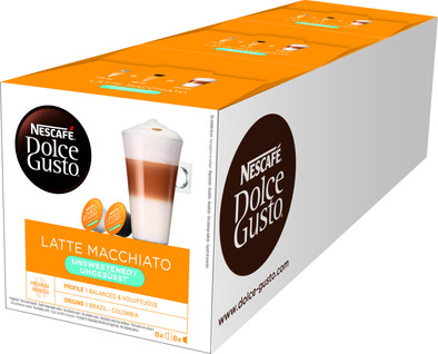 Dolce Gusto Latte Macchiato Unsweetened 3 pack is no longer available