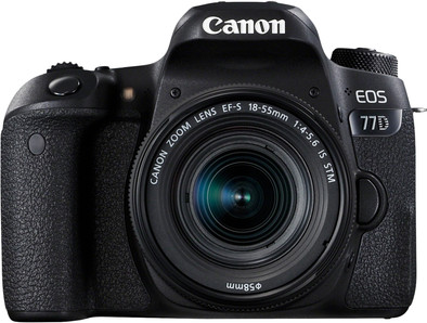 Canon EOS 77D + 18-55mm IS STM is nooit meer leverbaar