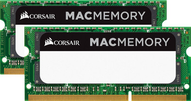 Corsair Apple Mac 16GB DDR3L SODIMM 1600 MHz (2x8GB) is nooit meer leverbaar