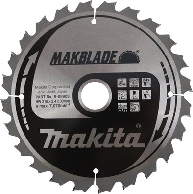 Makita Saw Blade for Wood 216x30x2.1mm 24T is no longer available