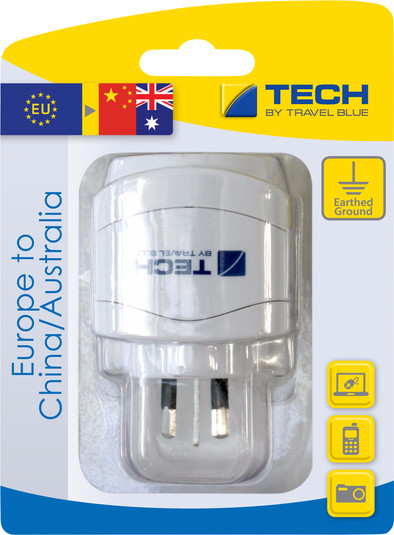 Travel Blue Europa Adapter - China / Australia is nooit meer leverbaar