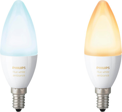 Philips Hue White Ambiance E14 Duo Pack is nooit meer leverbaar