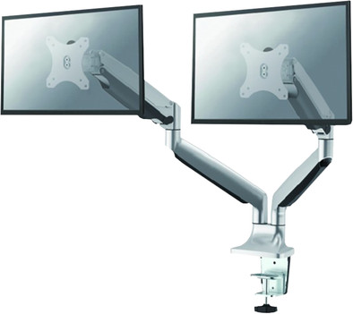Neomounts NM-D750DSILVER Monitorarm Gasgeveerd Zilver is nooit meer leverbaar