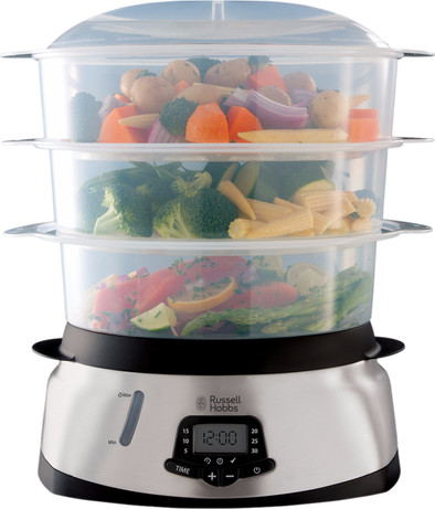 Russell Hobbs MaxiCook 3 Tier Digital Food Steamer 23560-56 is nooit meer leverbaar