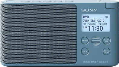 Sony XDR-S41DL Blauw is nooit meer leverbaar