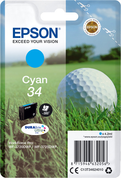 Epson 34 Cartridge Cyan is no longer available