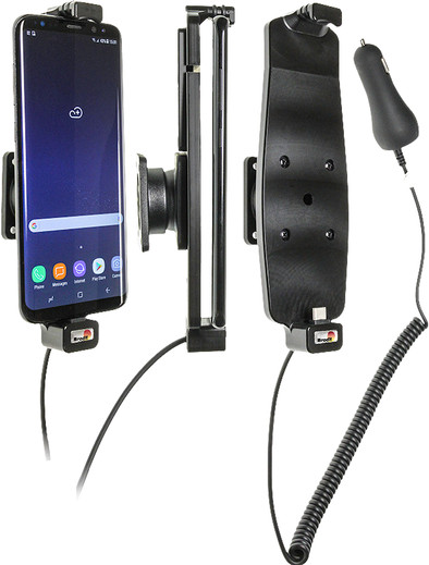 Brodit Houder Samsung Galaxy S8 Plus / S9 Plus met oplader is nooit meer leverbaar