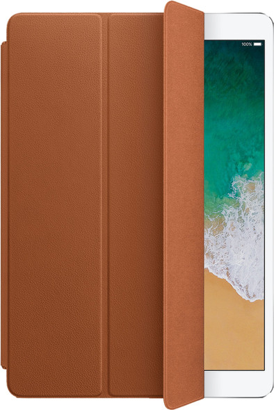 Apple Leren Smart Cover iPad (2020)/(2019), iPad Air (2019) en Pro 10.5 inch Zadelbruin is nooit meer leverbaar