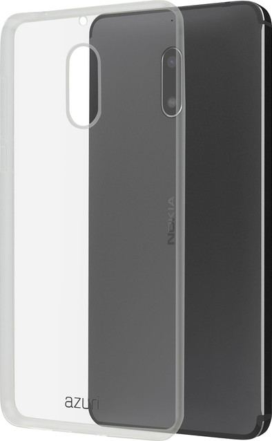 Azuri TPU Ultra Thin Nokia 6/6 Arte Back Cover Transparant is nooit meer leverbaar