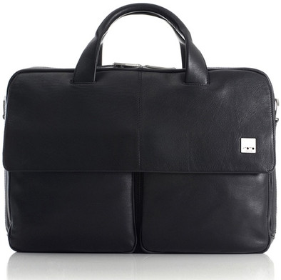 Knomo Warwick Schoudertas 15,4'' Zwart is nooit meer leverbaar
