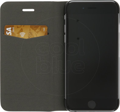 Azuri Booklet Ultra Thin Apple iPhone 6/6s Book Case Zwart is nooit meer leverbaar