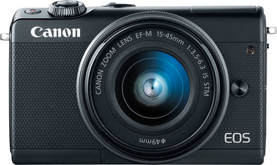 Canon EOS M100 Zwart + 15-45mm IS STM | Coolblue | Systeemcamera's