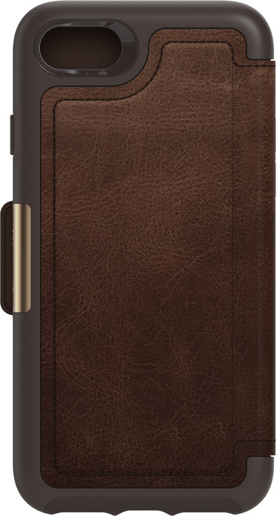 Otterbox Strada Apple iPhone SE 2022 &#x2F; SE 2020 &#x2F; 8 &#x2F; 7 Book Case Leer Bruin is nooit meer leverbaar