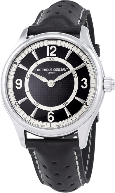 Frederique Constant Horological Zwart/Zwart is nooit meer leverbaar