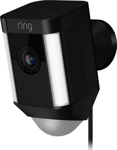 Ring Spotlight Cam Wired Zwart is nooit meer leverbaar