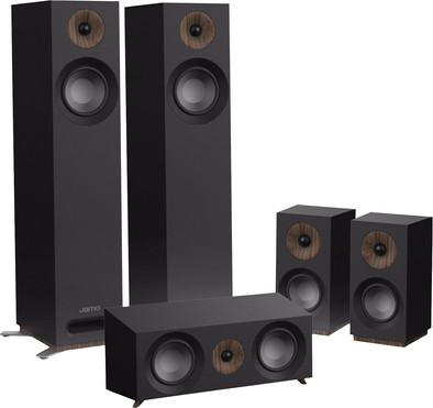 Jamo S 805 HCS Surround Set Zwart is nooit meer leverbaar