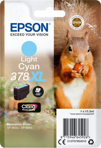 Epson 378XL Cartridge Light Cyan is no longer available