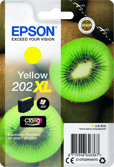 Epson 202XL Geel (C13T02H44010) is nooit meer leverbaar