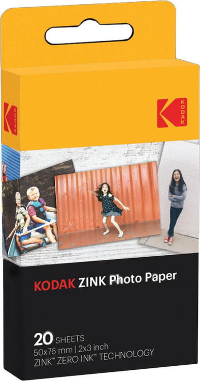 Kodak Printomatic Zink fotopapier (20 stuks) is nooit meer leverbaar