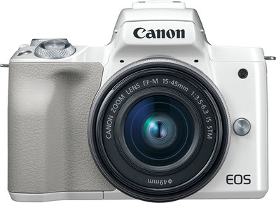 Canon EOS M50 Body Wit + 15-45mm IS STM is nooit meer leverbaar