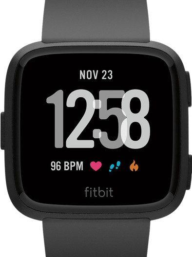 Fitbit Versa Black/Black Aluminum is nooit meer leverbaar