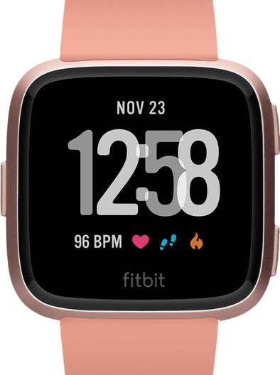 Fitbit Versa Peach&#x2F;Rose Gold Aluminum is nooit meer leverbaar