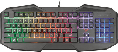 Trust GXT 830RW Avonn Gaming Toetsenbord QWERTY is nooit meer leverbaar