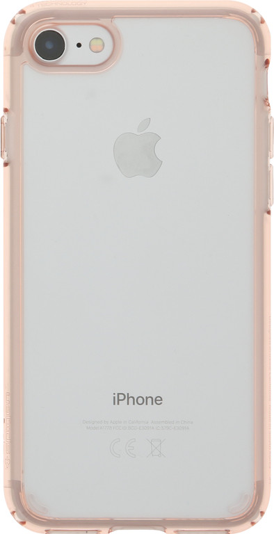 Spigen Ultra Hybrid Apple iPhone SE 2/8/7 Back Cover Transparent with Rose Gold Edge is no longer available