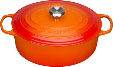 Le produit Le Creuset Cocotte Ovale 27 cm Orange-Rouge ne sera plus jamais disponible