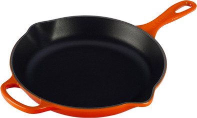Le Creuset Ronde Skillet Frying Pan 23cm Orange Red is no longer available