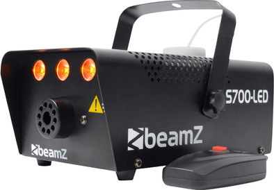 Beamz S700 LED Rookmachine met vlameffect is nooit meer leverbaar