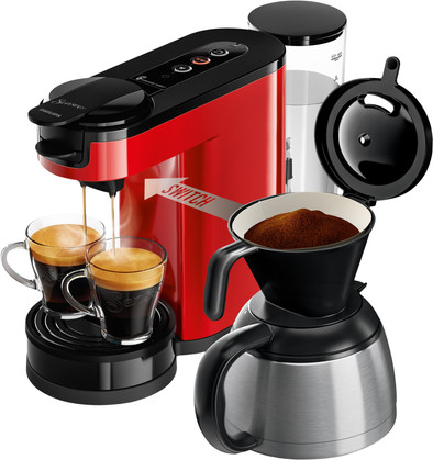 Philips Senseo Switch HD6592/80 Rood is nooit meer leverbaar