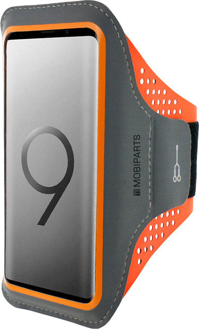 Mobiparts Comfort Fit Sportarmband Samsung Galaxy S9 Plus Oranje is nooit meer leverbaar