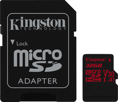 Kingston microSDHC Canvas React 32GB 100 MB/s + SD Adapter is no longer available