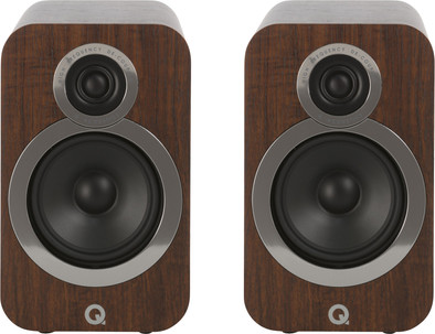 Q Acoustics 3020i Walnut (per pair) Coolblue HiFi speakers