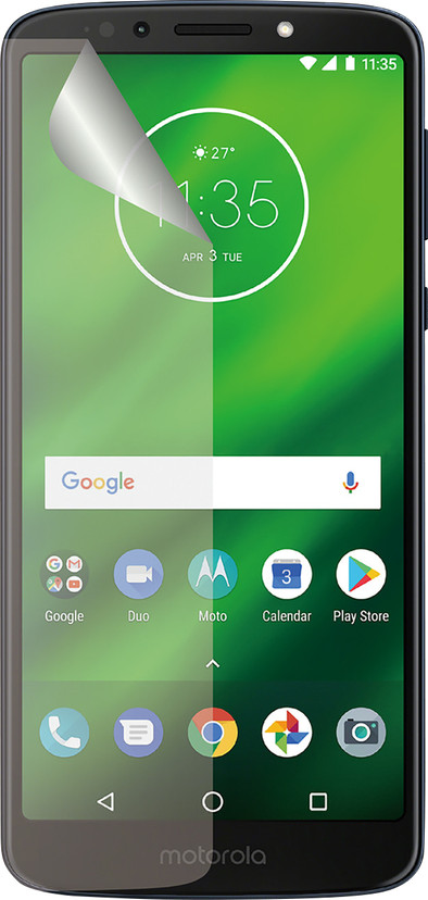 Azuri Motorola Moto G6 Play Screenprotector Plastic Duo Pack is nooit meer leverbaar
