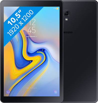 Samsung Galaxy Tab A 10.5 Wifi + 4G Zwart is nooit meer leverbaar