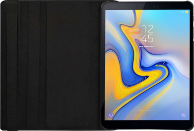 Just in Case Samsung Galaxy Tab A 10.5 Rotating 360 Case Zwart is nooit meer leverbaar