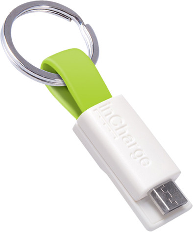 InCharge Micro-USB Cable 3,8cm Lime Green is no longer available