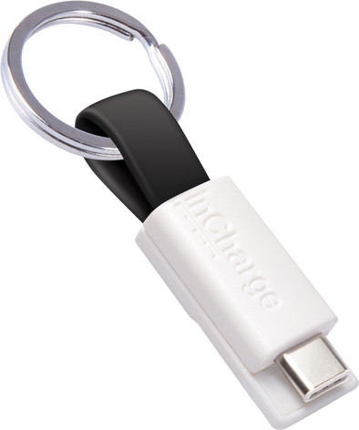 InCharge USB-C Kabel 3,8cm Zwart is nooit meer leverbaar