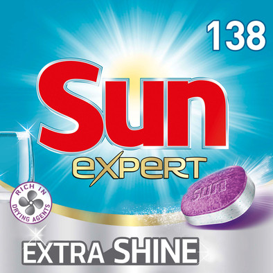 Sun Dishwashing tablets All-in-1 Extra Shine - 138 pieces is no longer available