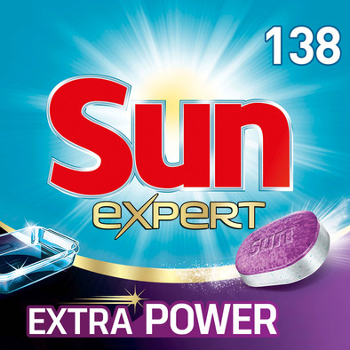 Sun Vaatwastabletten All-in-1 Extra Power - 138 stuks is nooit meer leverbaar