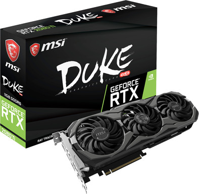 MSI GeForce RTX 2080 Ti DUKE OC 11G is nooit meer leverbaar