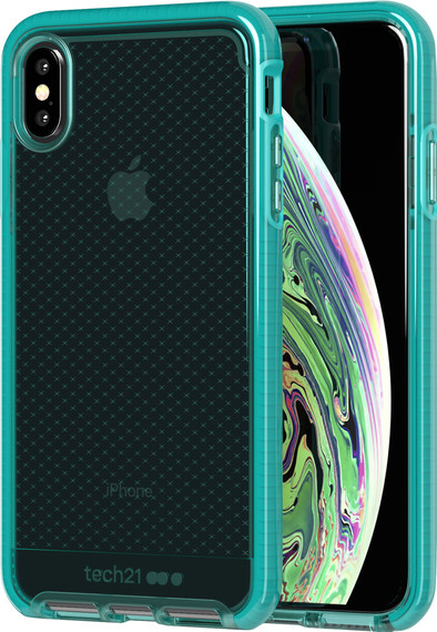 Tech21 Evo Check Apple iPhone Xs Max Back Cover Groen is nooit meer leverbaar