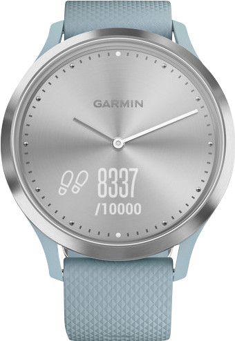 Garmin Vivomove HR Sport Zilver/Blauw - S/M is nooit meer leverbaar