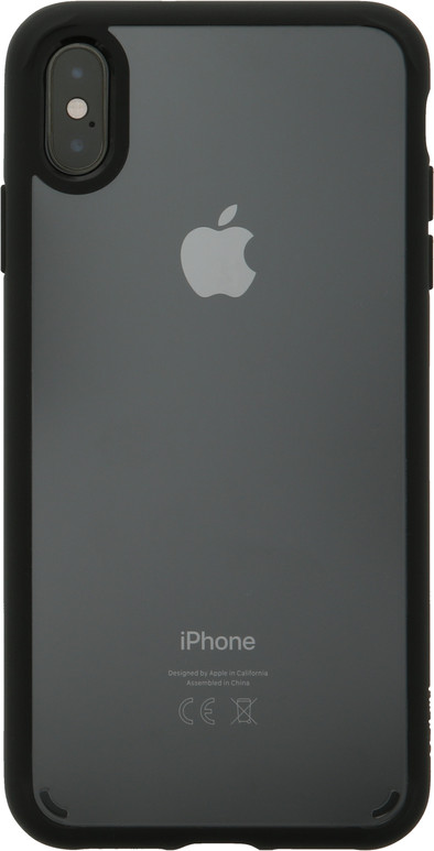 Spigen Ultra Hybrid iPhone Xs Max Back Cover Zwart is nooit meer leverbaar