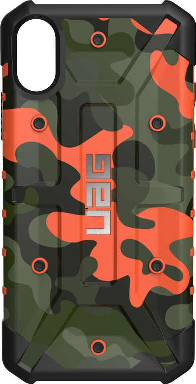 UAG Pathfinder Camo Apple iPhone X Back Cover Orange Coolblue
