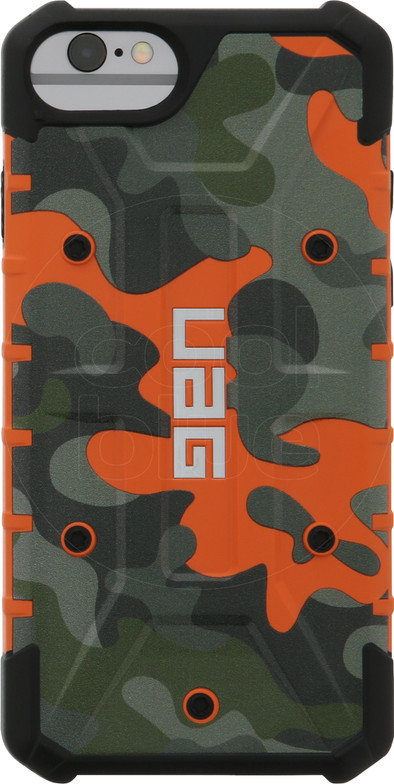 UAG Pathfinder Camo Apple iPhone 6S/7/8 Back Cover Oranje is nooit meer leverbaar